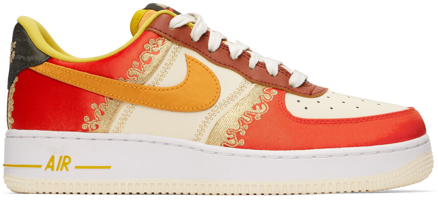 

Красные низкие кроссовки Air Force 1 '07 PRM Nike