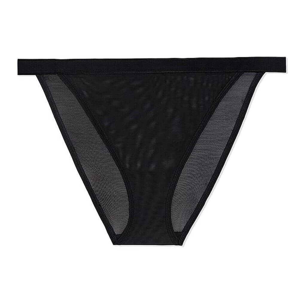 

Трусики-бикини Victoria's Secret Curvy Couture Sheer Mesh, черный