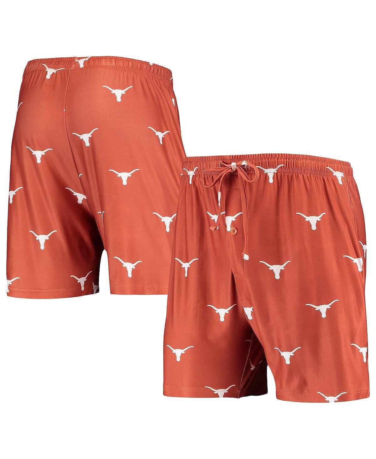 

Мужские шорты texas orange texas longhorns flagship с принтом jam по всей поверхности Concepts Sport, мульти