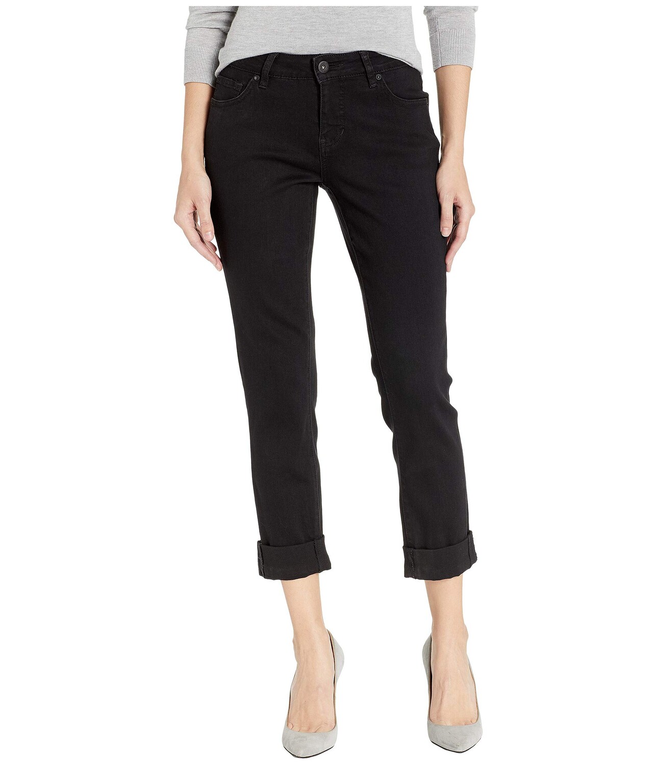 

Джинсы Jag Jeans, Carter Girlfriend Crosshatch Denim Jeans