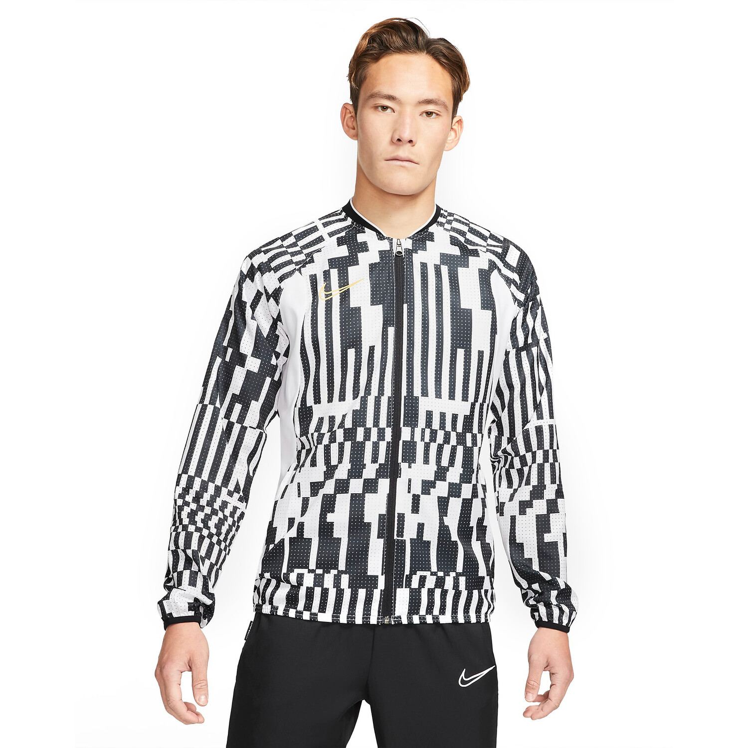 

Куртка Nike Dri-Fit Academy AWF Soccer, белый/черный/золотистый