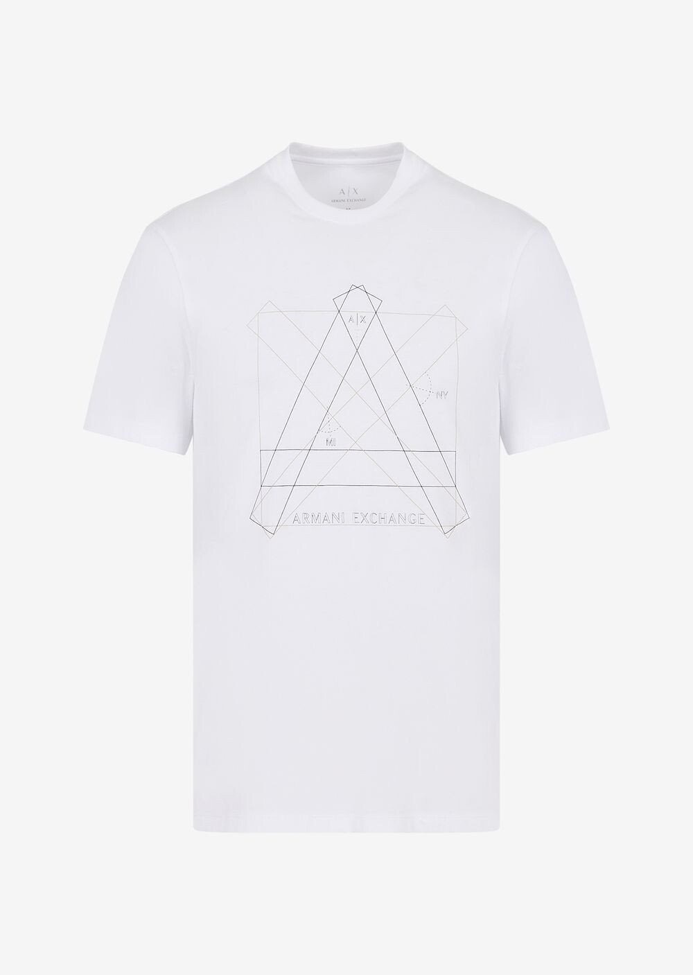 

Футболка стандартного кроя Armani Exchange, белый
