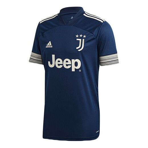

Футболка Adidas Juve A Jsy Juventus Away Fan Edition V neck Sports Jersey Blue, Синий