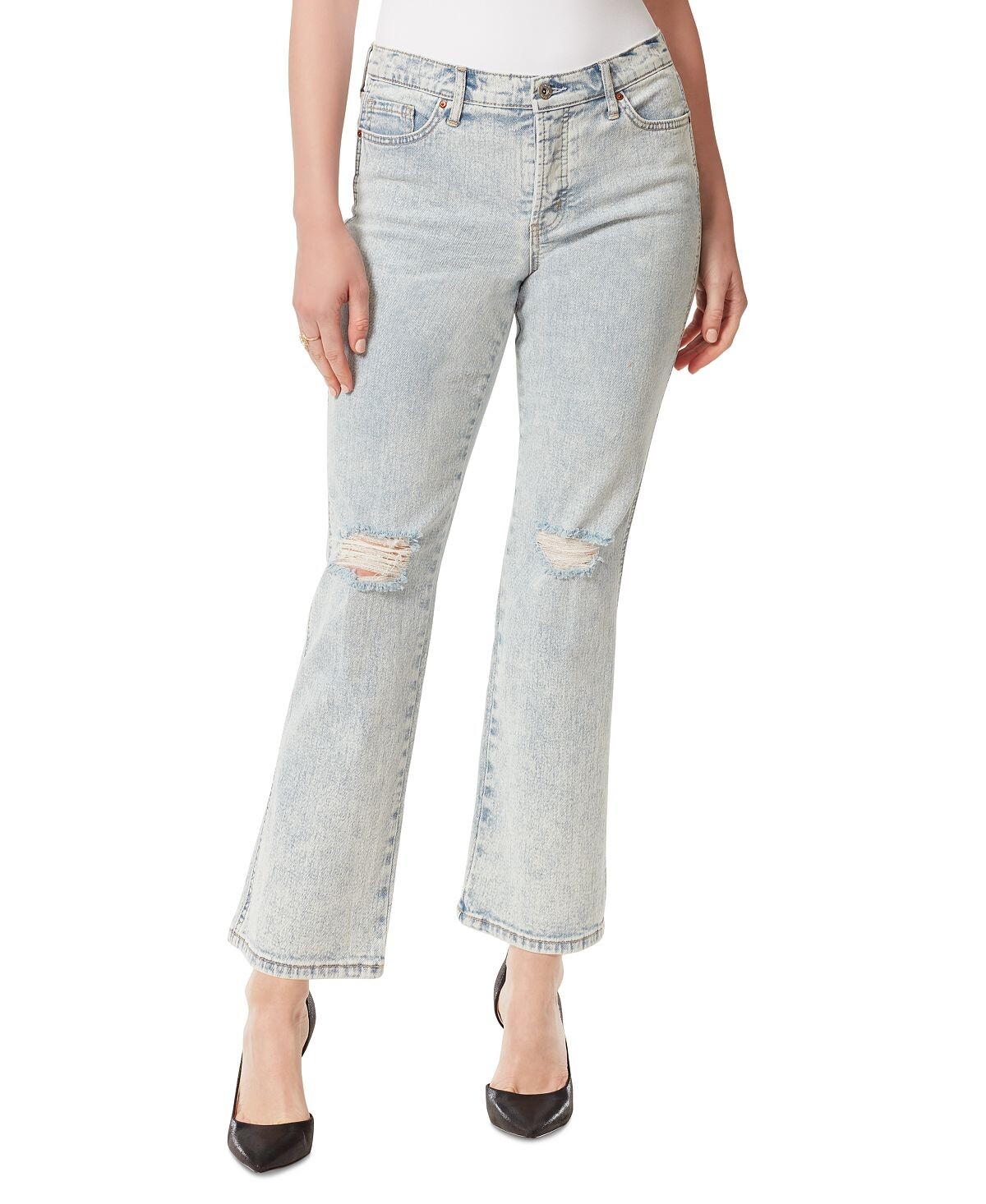 

Женские джинсы bootcut со швами Jessica Simpson, мульти