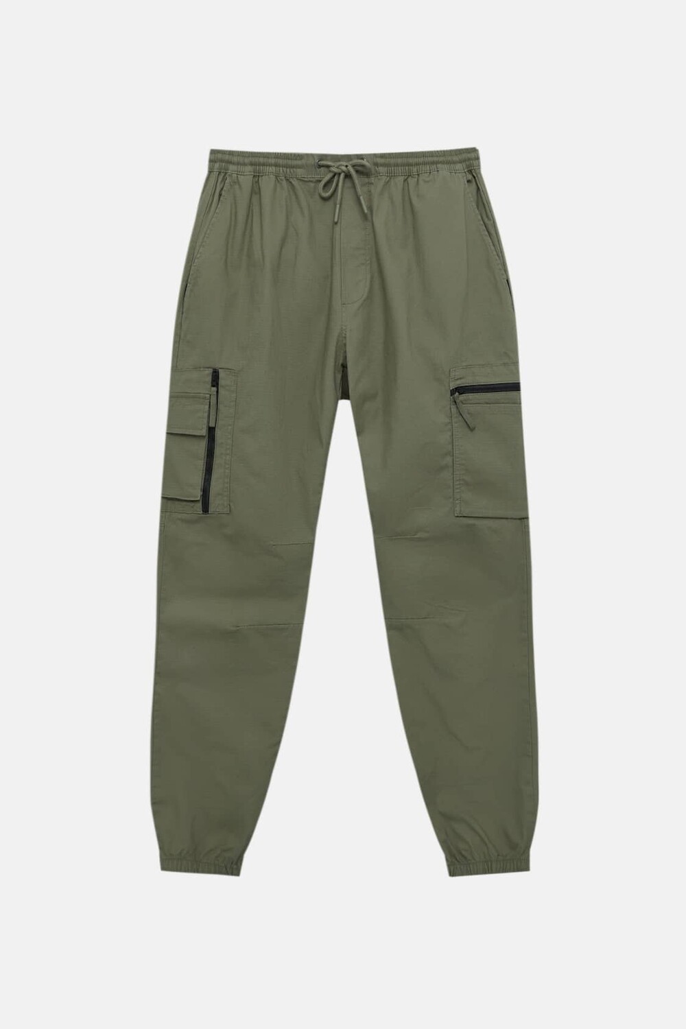

Брюки-карго Pull&Bear Ripstop, зеленый