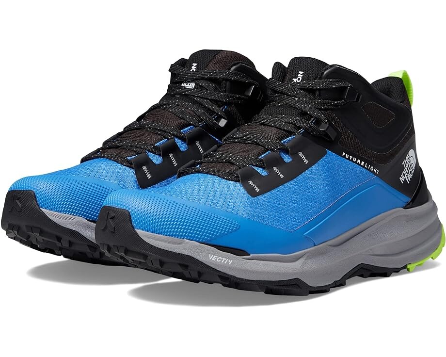 

Походные ботинки The North Face VECTIV Exploris 2 Mid FUTURELIGHT, цвет Super Sonic Blue/TNF Black