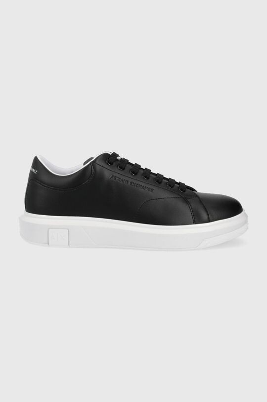 

Кожаные кроссовки Armani Exchange, черный