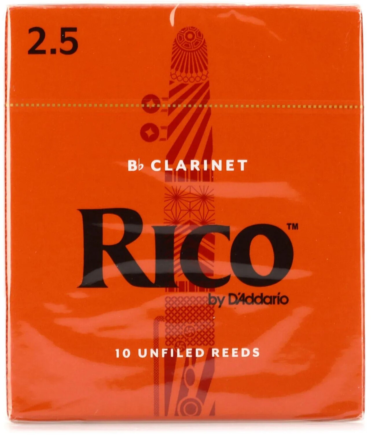 

D'Addario RCA1025 Rico Bb Трость для кларнета — 2,5 (10 шт. в упаковке)