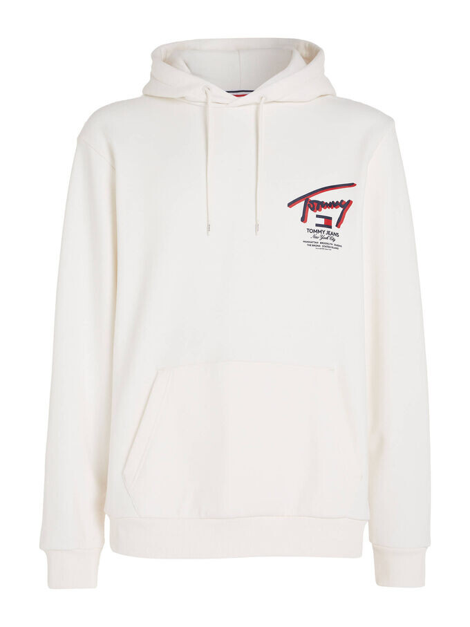 

Толстовка с капюшоном Tommy Jeans, белый