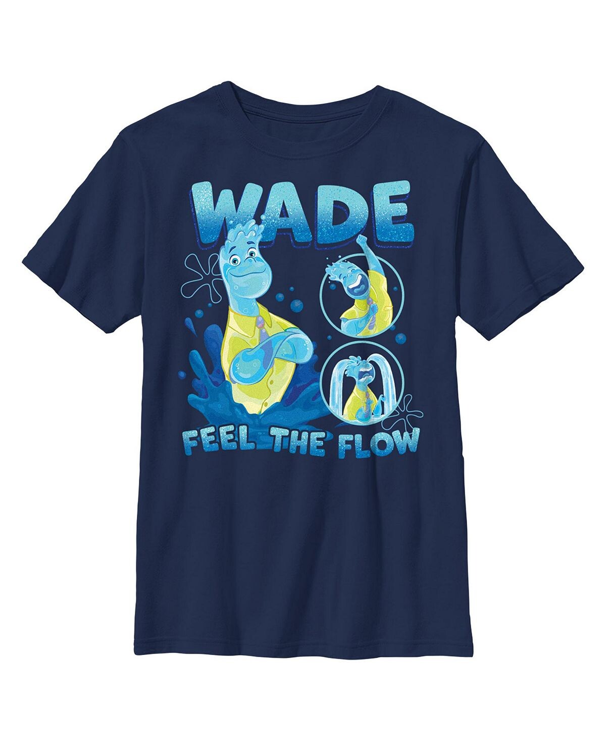 

Детская футболка с плакатом Elemental Wade Feel the Flow Disney Pixar