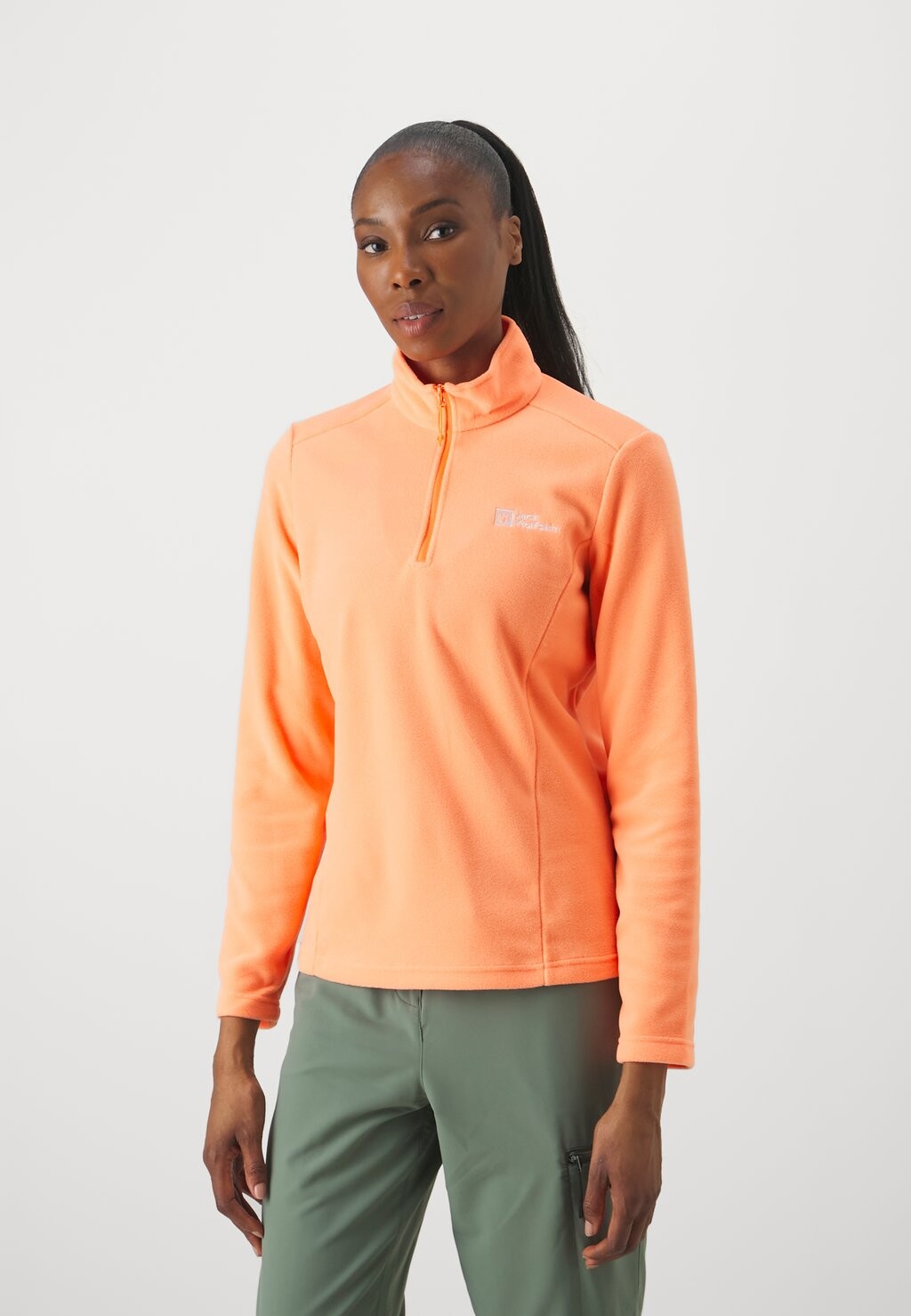 

Флисовый свитер TAUNUS Jack Wolfskin, цвет digital orange