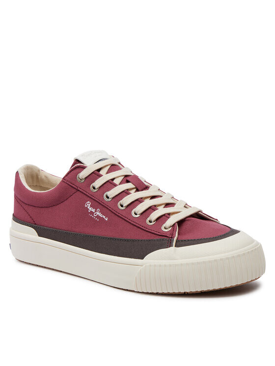 

Кроссовки из ткани Pepe Jeans, красный