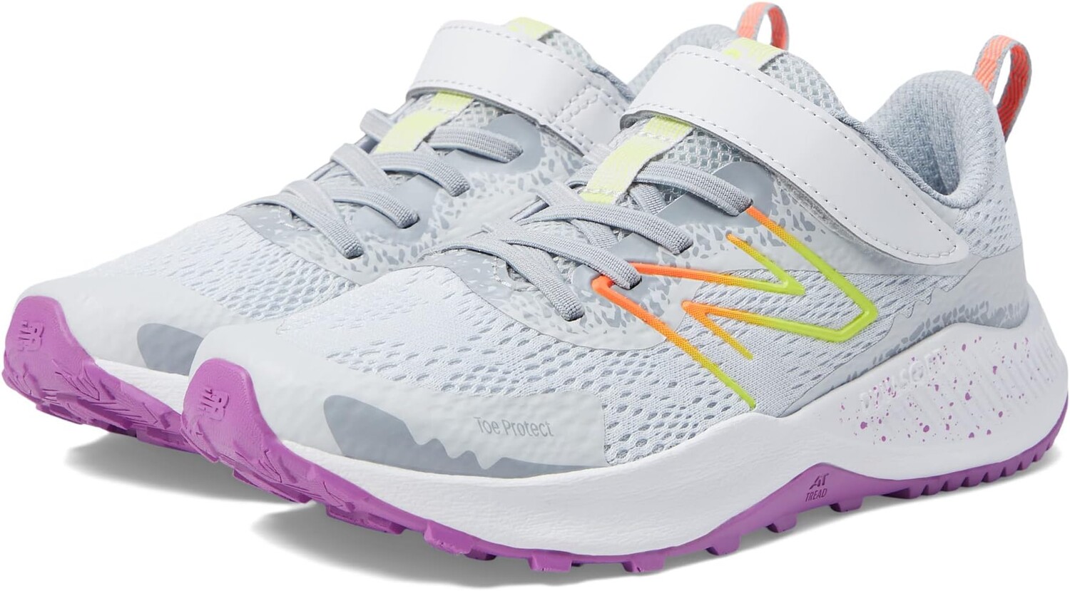 

Кроссовки New Balance Dynasoft Nitrel v5 Bungee Lace with Hook-and-Loop Top Strap, цвет Quartz Grey/Cosmic Rose