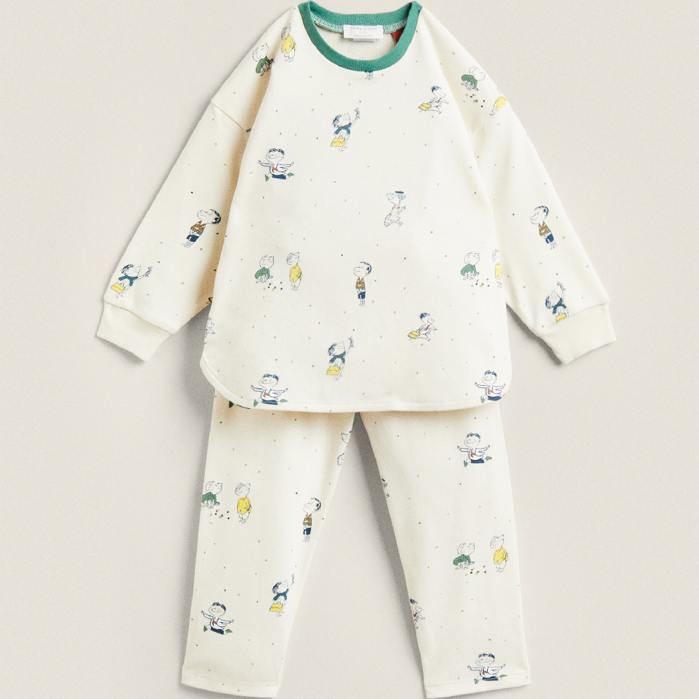 Пижама Zara Home Children’s LE Petit Nicolas Cotton, бежевый