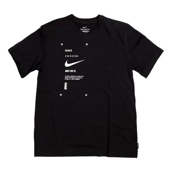 Футболка Nike AS Men's Nike Sportswear SWSH Club Tee Black, Черный
