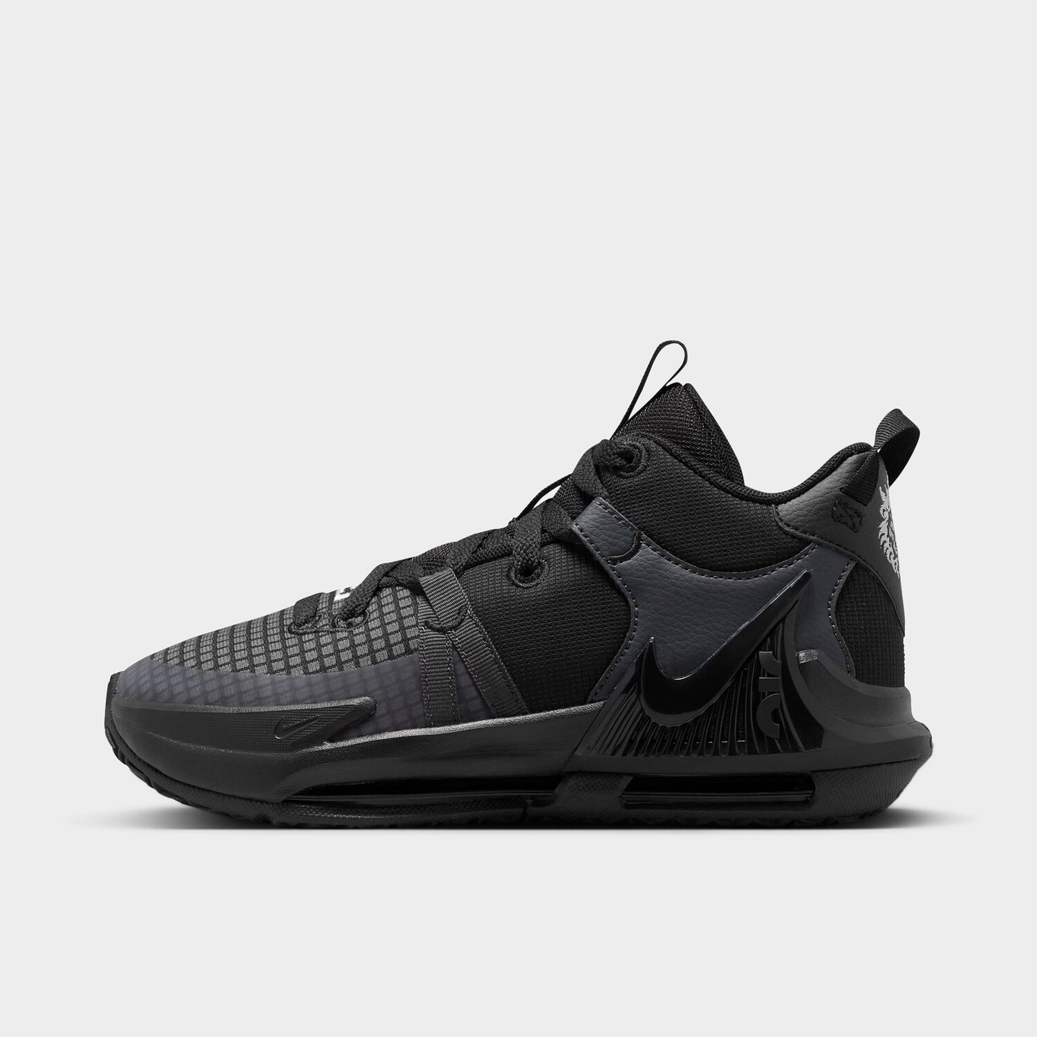 

Баскетбольные кроссовки Nike LeBron Witness 7 для больших детей, черный