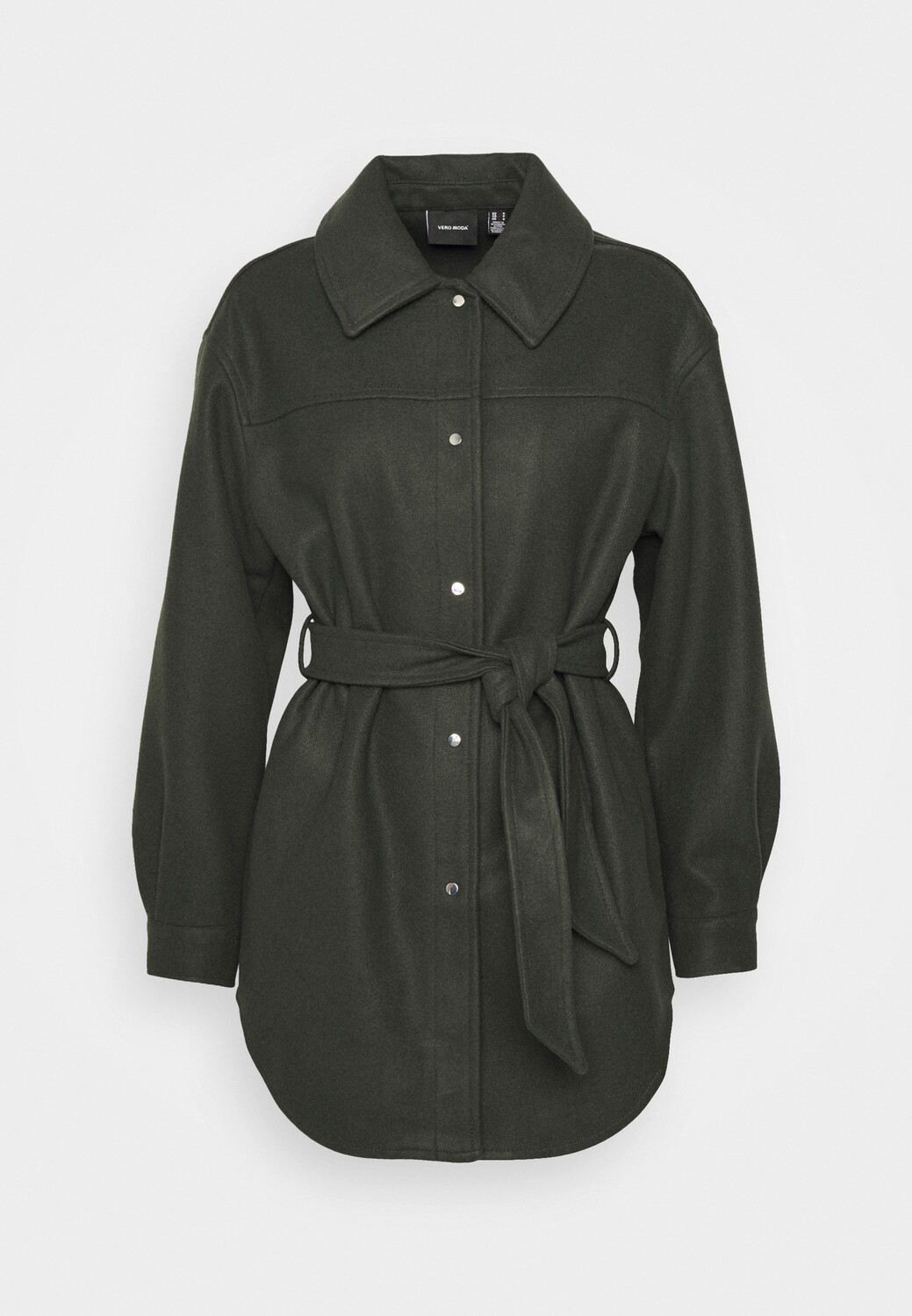 

Пальто короткое Vero Moda, темно-зеленый