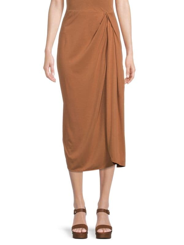 

Юбка Rag & Bone Christy с драпировкой, светло - коричневый