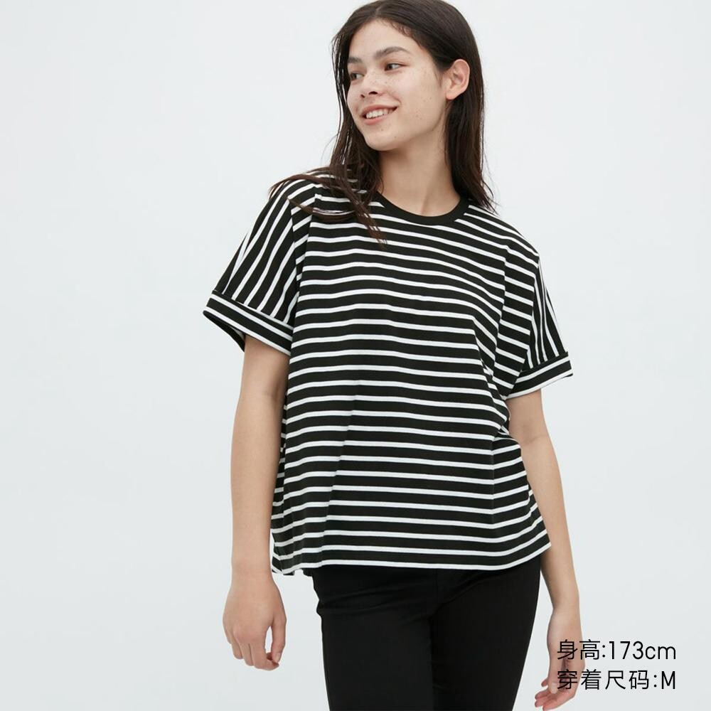 

Футболка хлопковая Uniqlo, черный