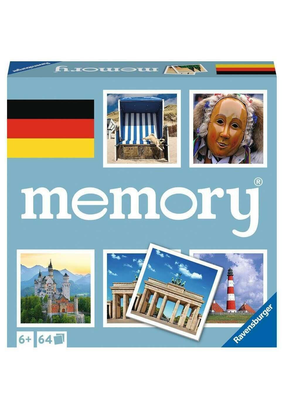 Игра настольная MEMORY DEUTSCHLAND Ravensburger, цвет mehrfarbig