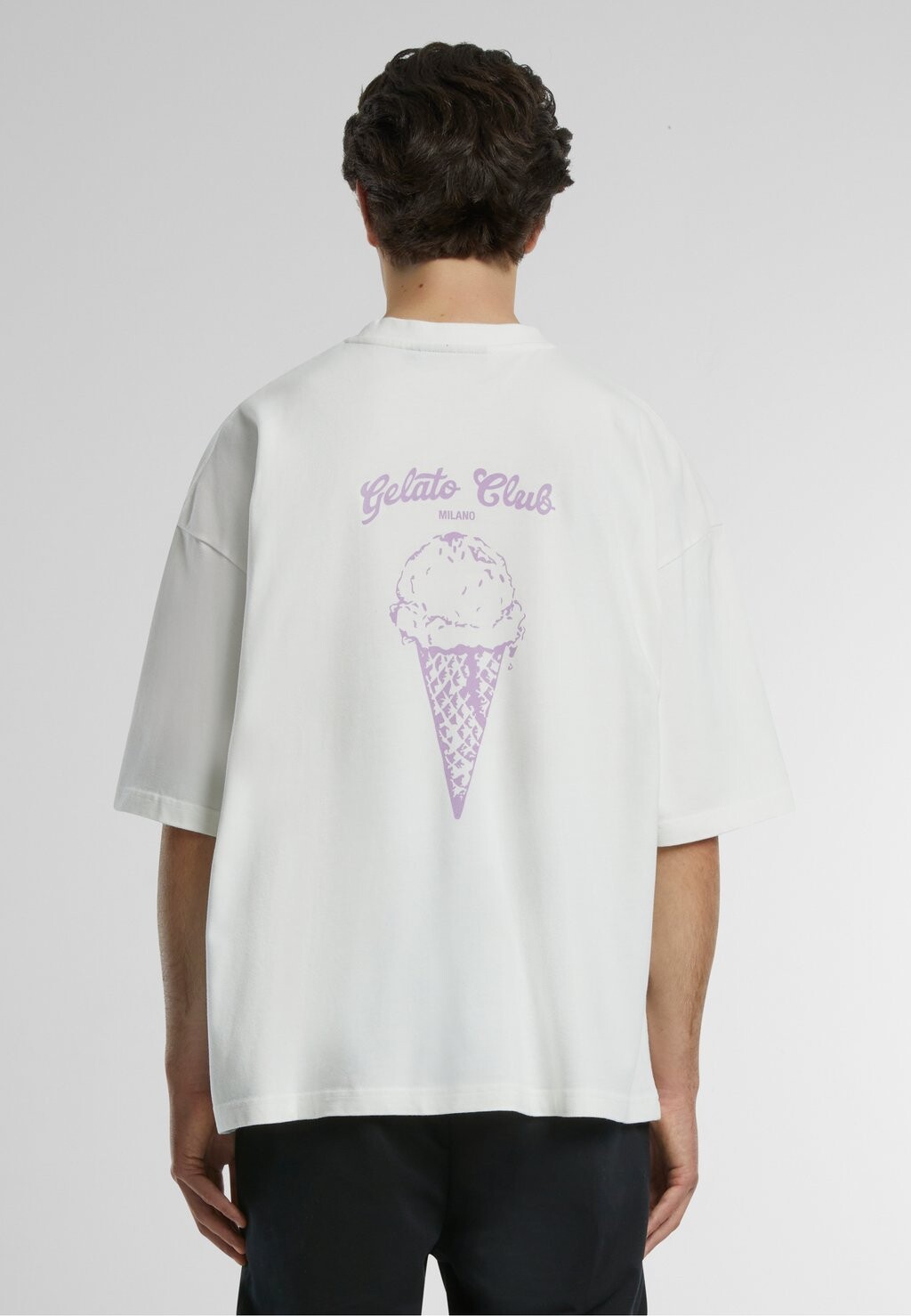 

Топ с длинными рукавами ICE CREAM TEE PROHIBITED, белый