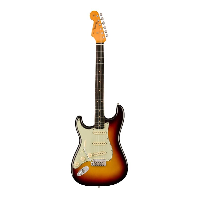 

6-струнная электрогитара Fender American Vintage II 1961 Stratocaster (для левшей, 3-тональные солнечные лучи) Fender American Vintage II 1961 Stratocaster 6-String Electric Guitar