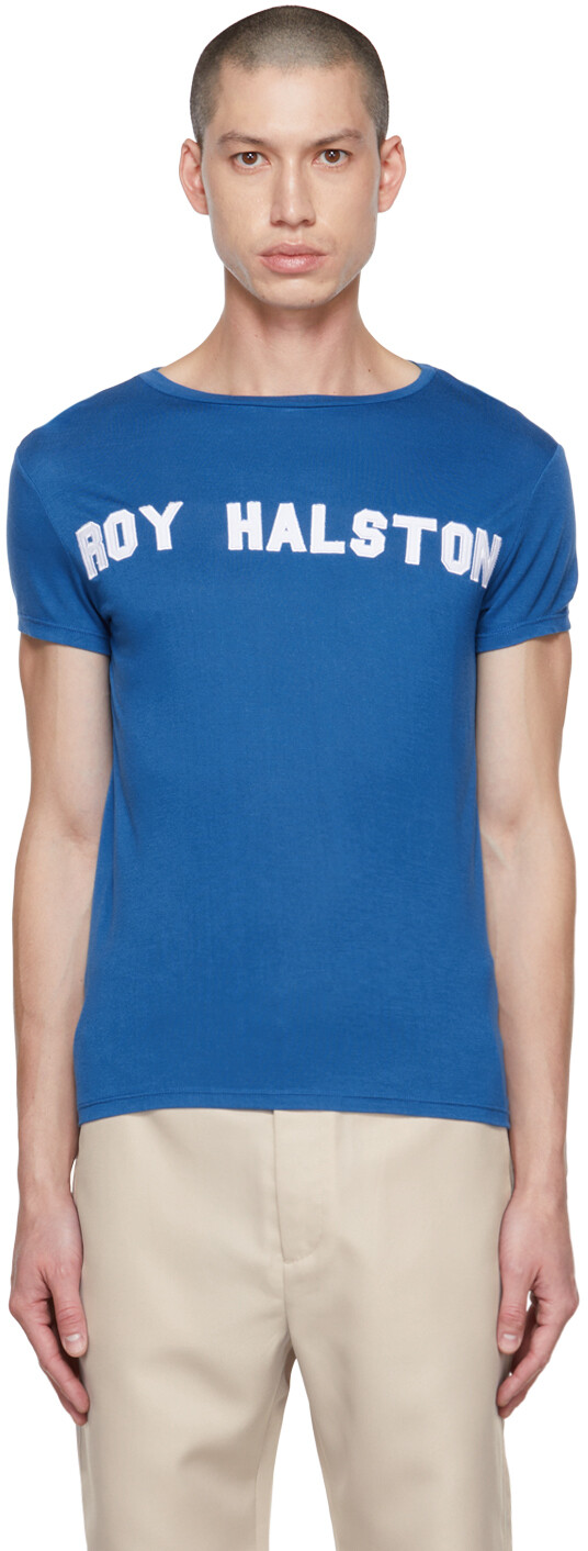 

Синяя футболка Roy Halston Alled-Martinez