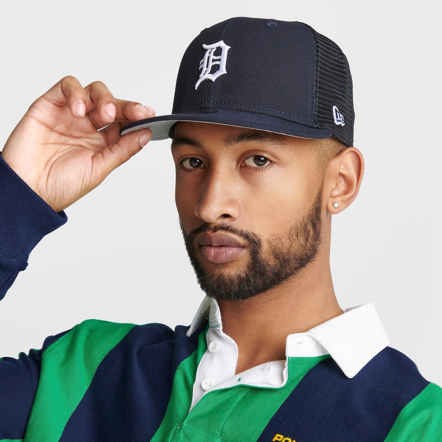 

Бейсболка New Era Detroit Tigers MLB Trucker 9FIFTY Snapback, черный