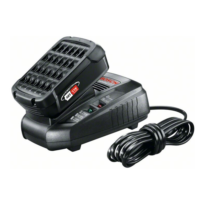 

Стартовый комплект аккумуляторов Bosch: 1 x PBA 18 В, 2,5 Ач WB и AL 1830 CV