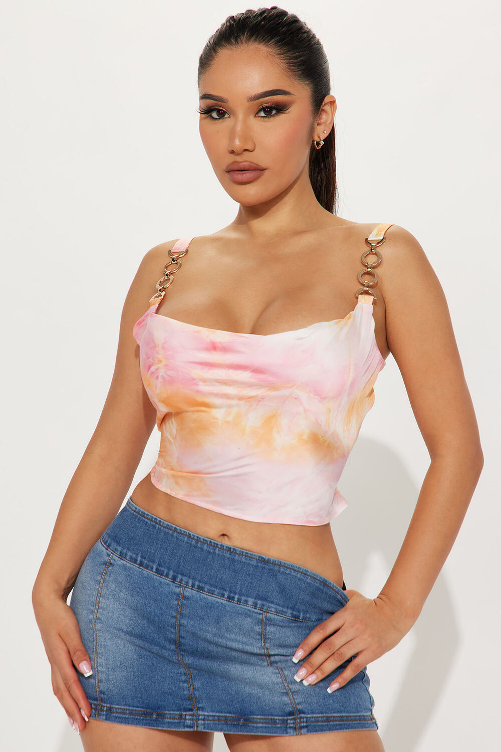 

Топ Fashion Nova GW23C6046, оранжевый