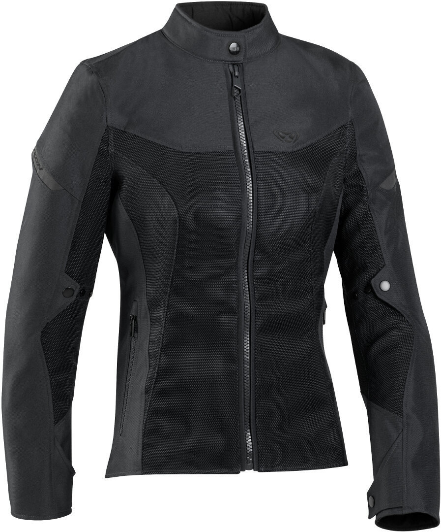 Куртка Ixon Fresh для женщин для мотоцикла Текстильная, черная куртка ixon fresh для мотоцикла текстильная хаки
