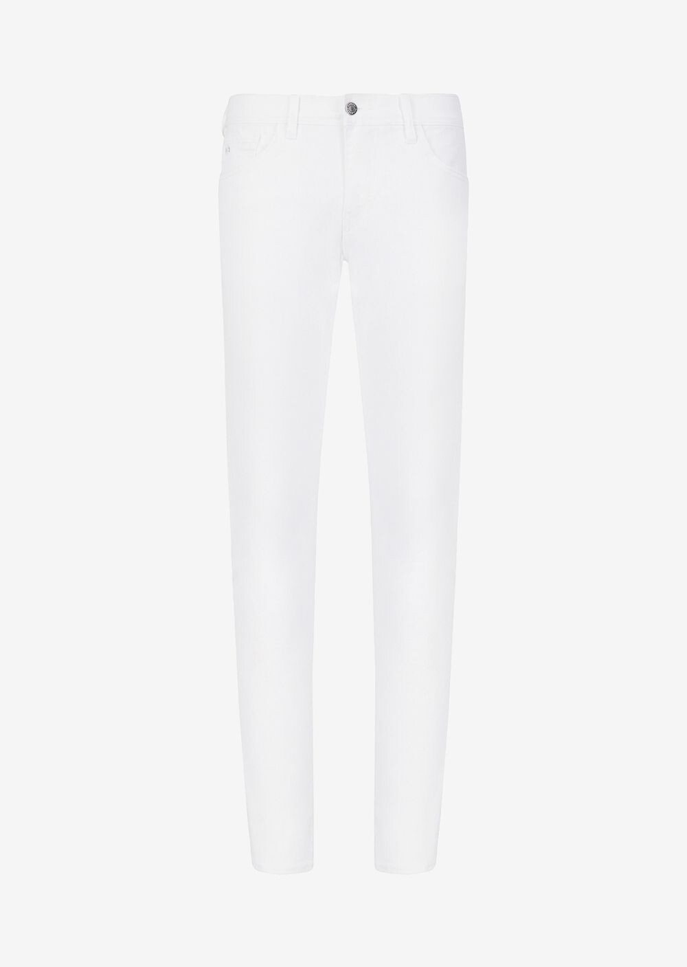 

Джинсы J13 из эластичного денима узкого кроя Armani Exchange, белый
