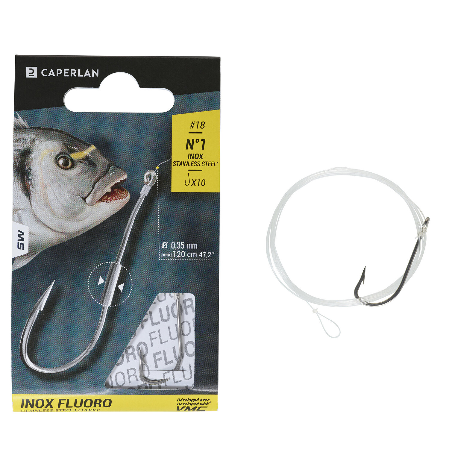 

Крюк с проушиной SN FLUORO INOX CAPERLAN