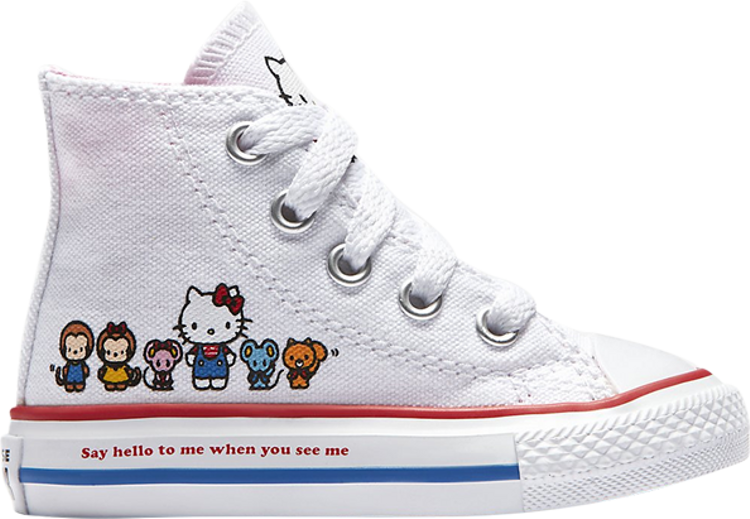 Converse Hello Kitty x Chuck Taylor All Star Canvas Hi TD White CDEK.Shopping