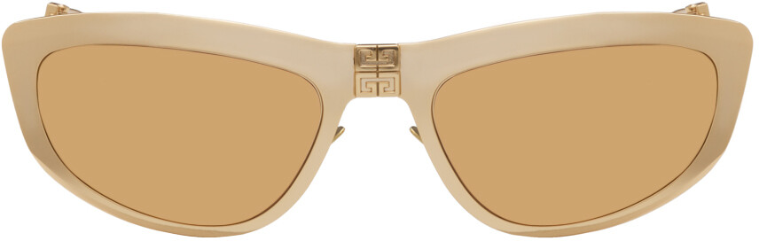 

Золотые солнцезащитные очки G Trifold Givenchy