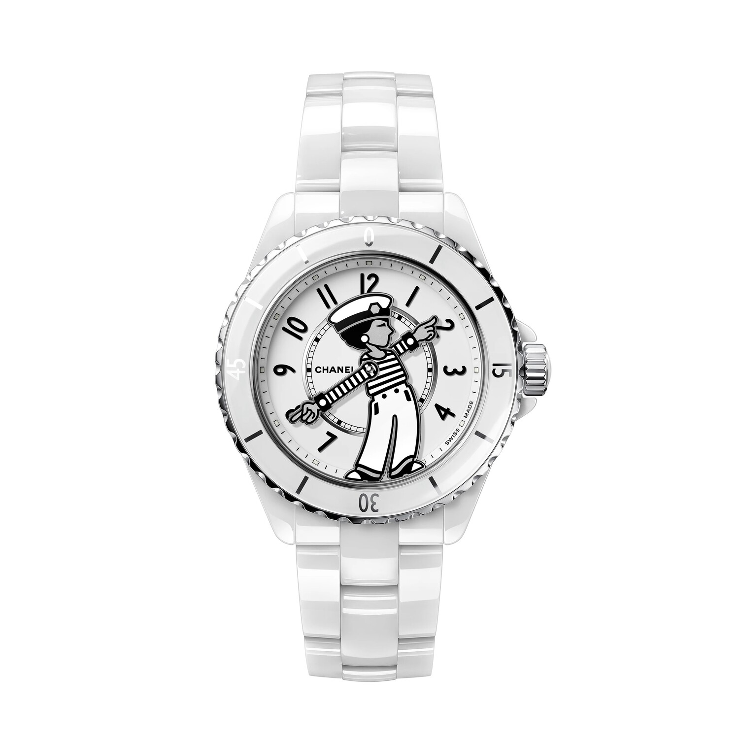 

Часы наручные Chanel Mademoiselle J12 La Pausa, белый