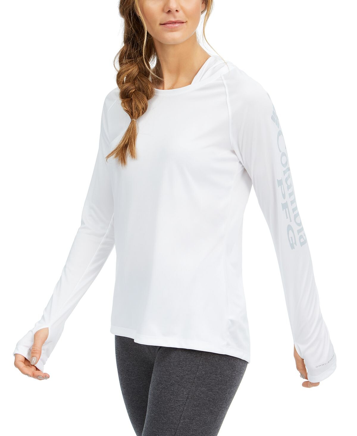 

Женская футболка с капюшоном pfg tidal tee active top Columbia, мульти