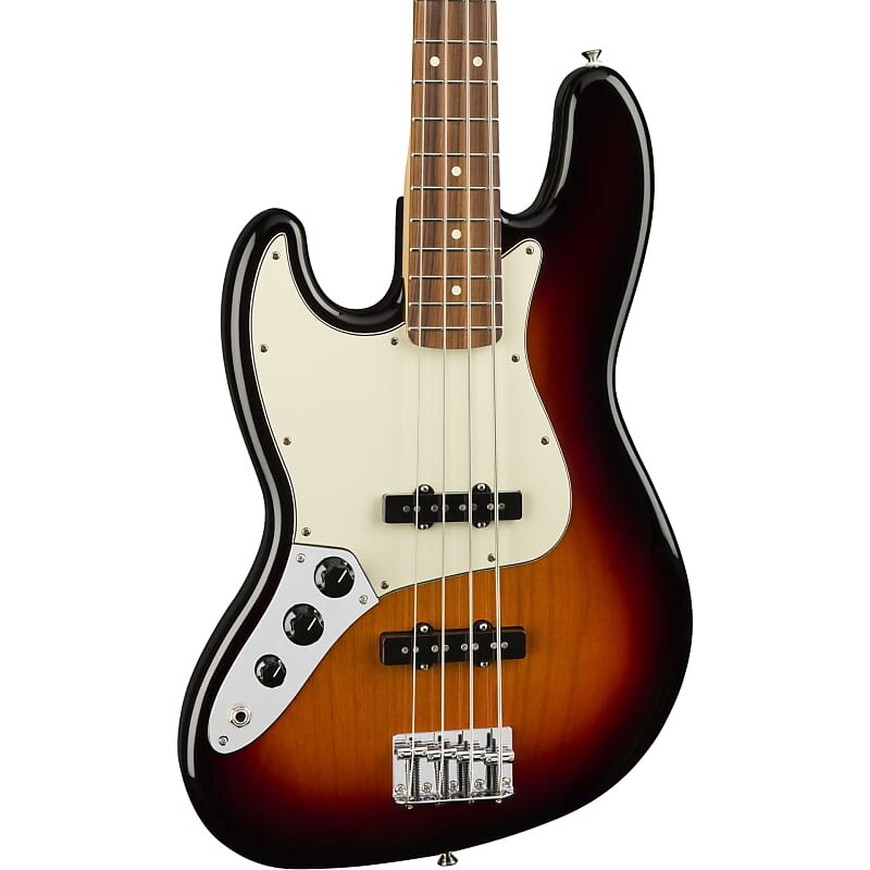

Fender Player Jazz Electric Bass - Накладка на гриф Pau Ferro LH - 3 цвета Sunburst 149923500