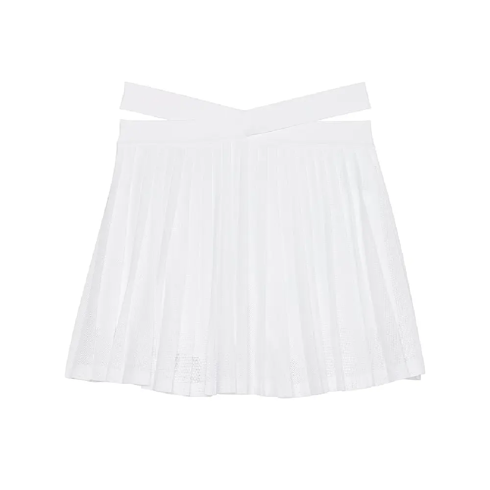 

Спортивная юбка Victoria's Secret VS Elevate Strappy Mesh Mini, белый