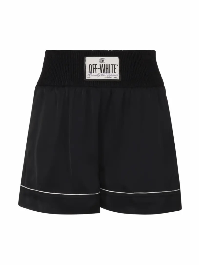 

Сатиновые шорты с логотипом Off-White