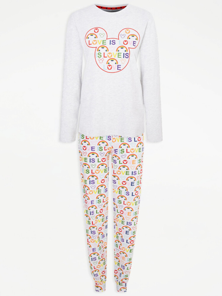 

Подходящая пижама Disney Mickey Mouse для взрослых Love Is Love Pride George.