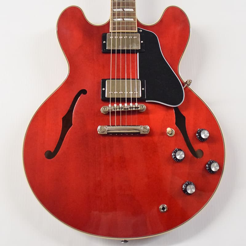 Полуакустическая электрогитара Gibson ES-345 - Sixties Cherry ES-345 Semi-Hollow Electric Guitar электрогитара rickenbacker 330 thinline semi hollow electric guitar mapleglo