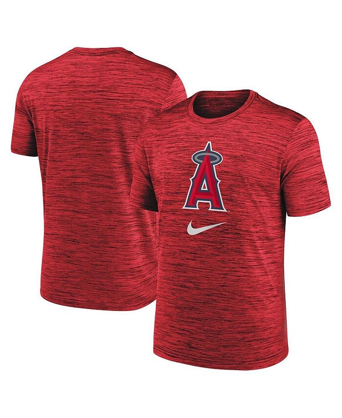 

Мужская красная футболка с логотипом Los Angeles Angels Velocity Performance Nike, красный