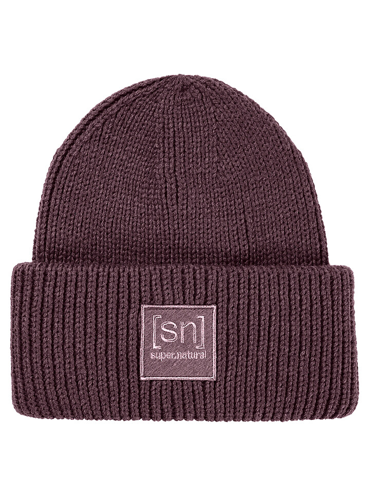 

Кепка super.natural Beanie Krissini, фиолетовый