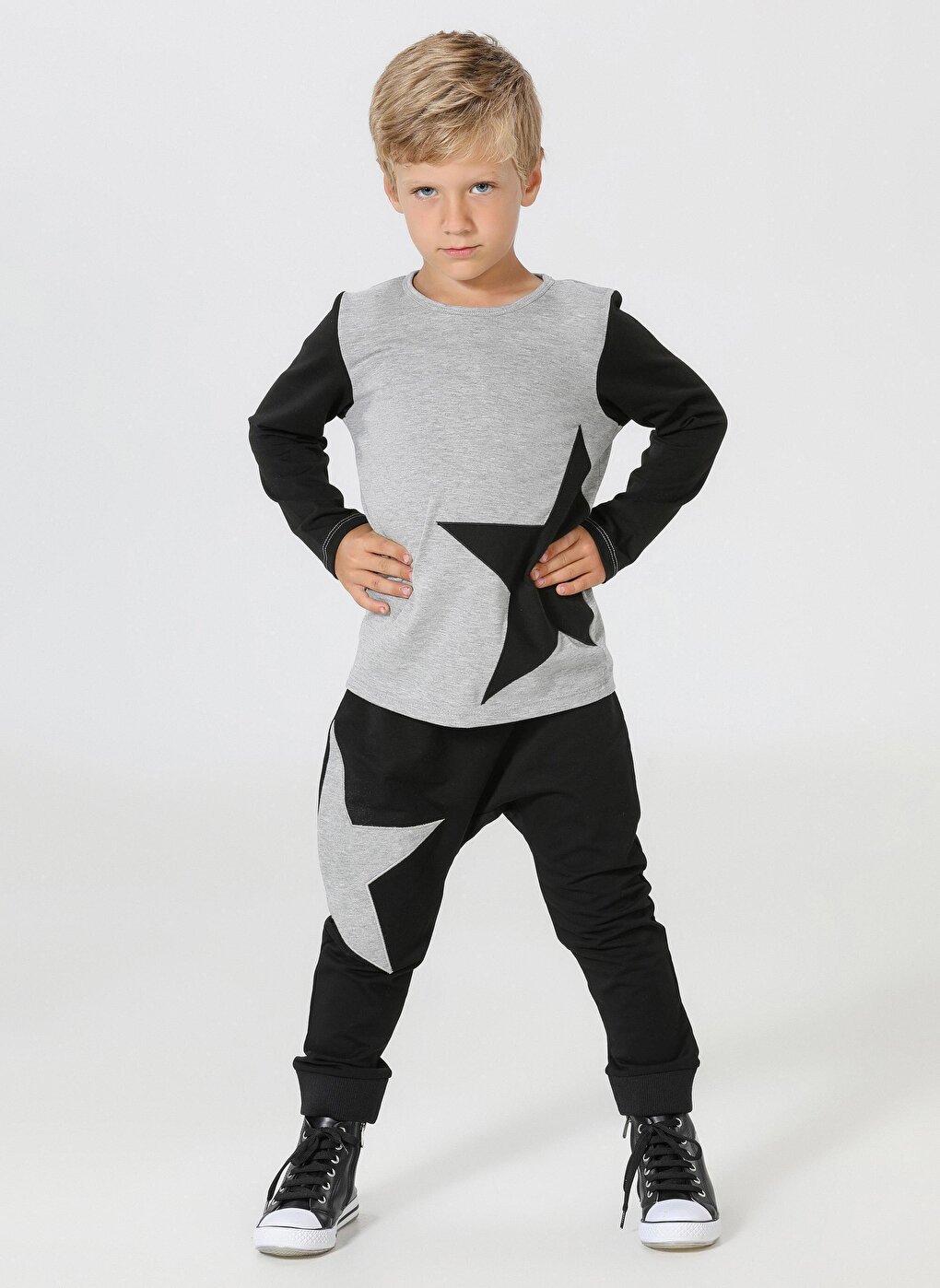 Брюки-шаровары Star + футболка LupiaKids полотер xbot r2 черно серый