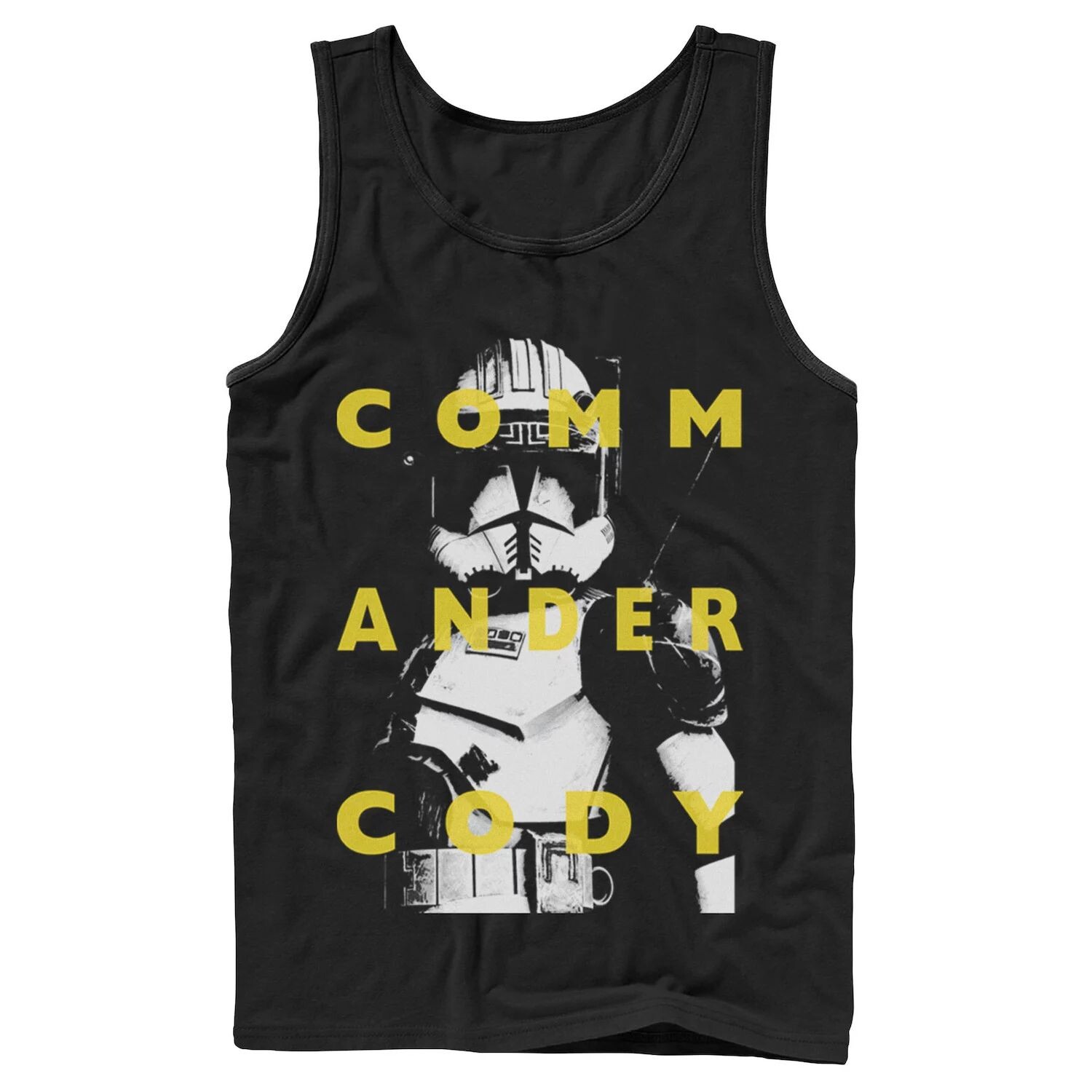 

Мужская майка Star Wars: Clone Wars Commander Cody с текстовым наложением