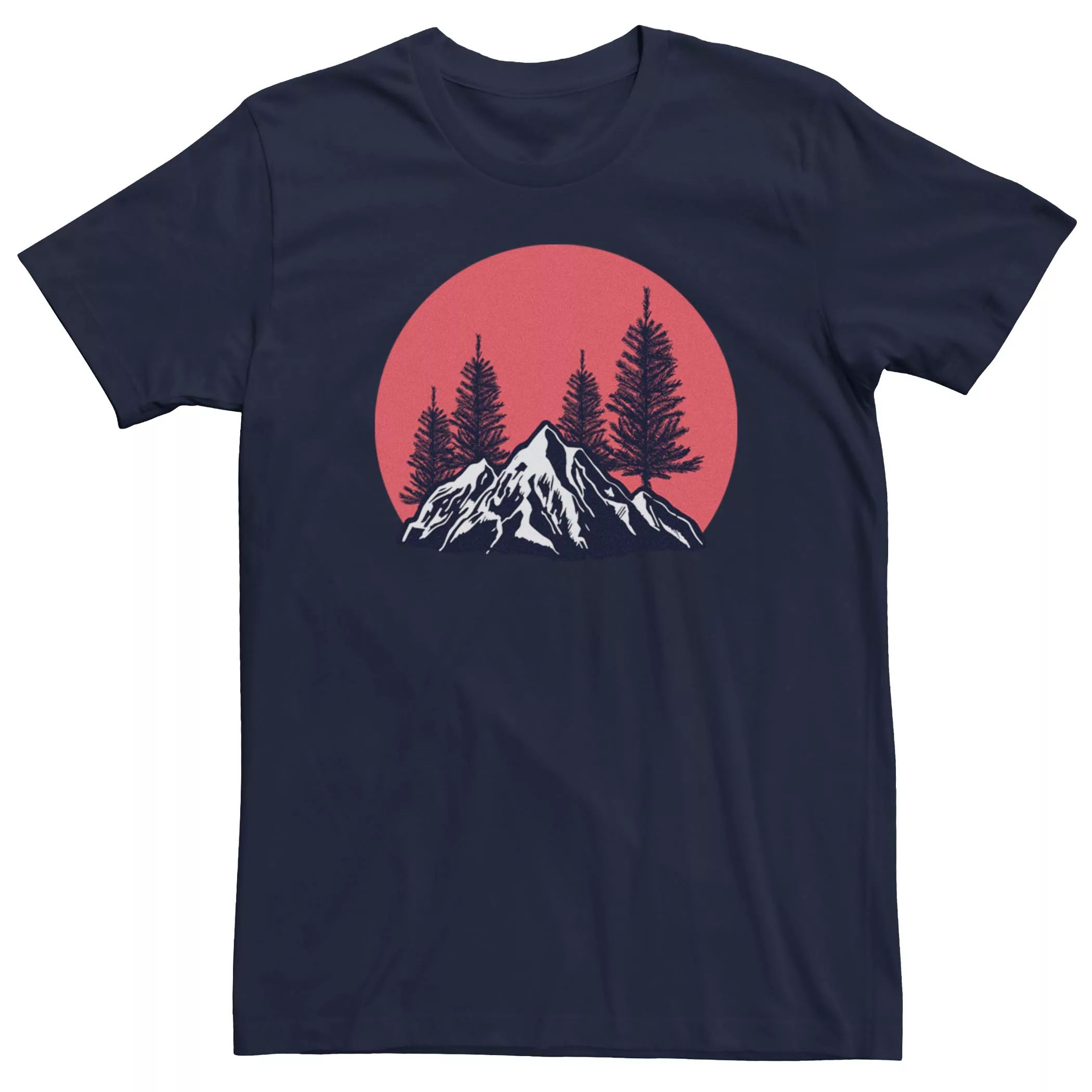 Мужская футболка в тон с плакатом Mountain Fifth Sun