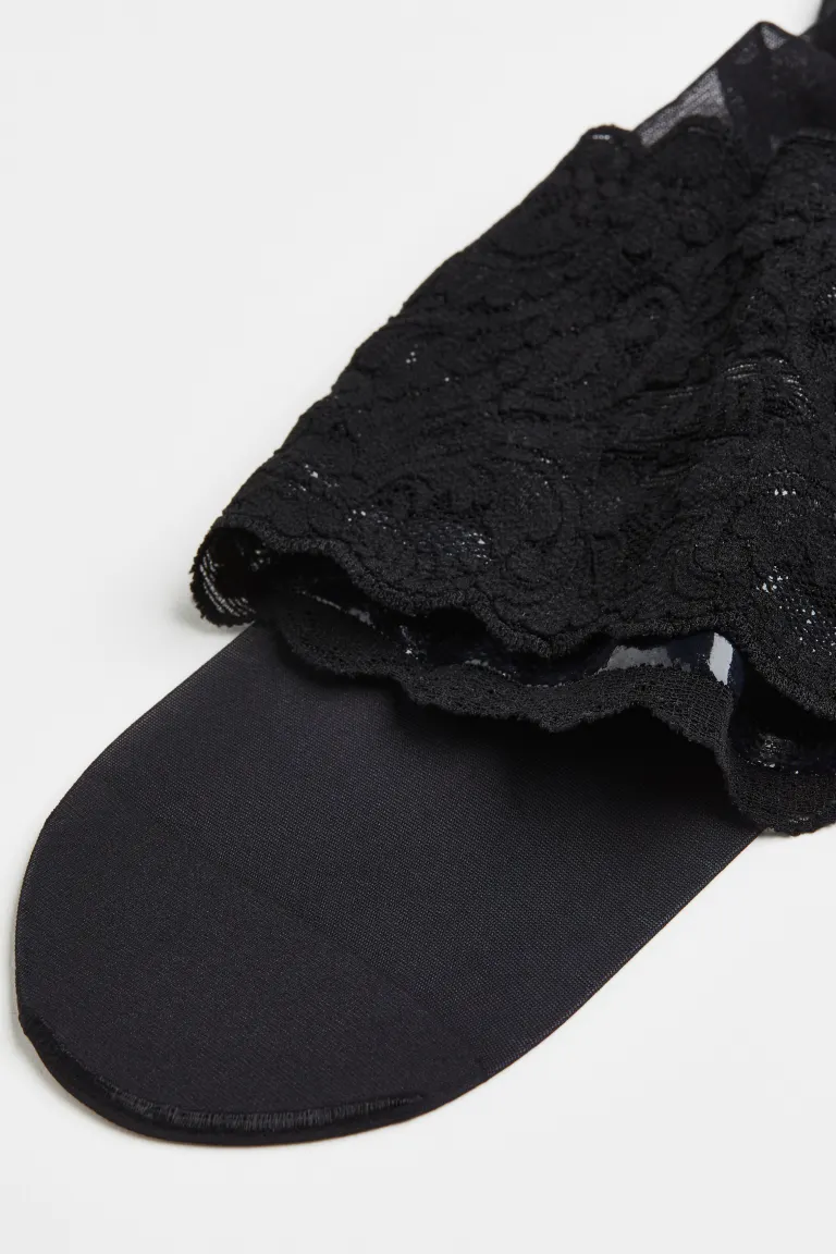 

Satin touch 20 stay up H&M, черный
