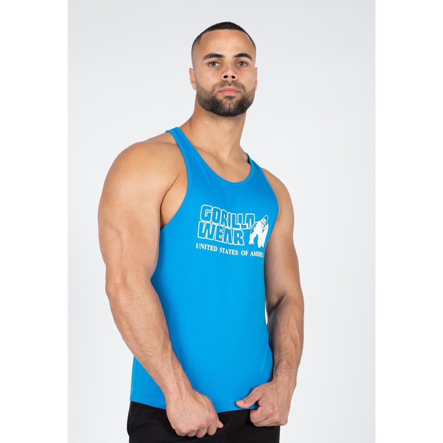 

Майка - Классический - Синий GORILLA WEAR, синий