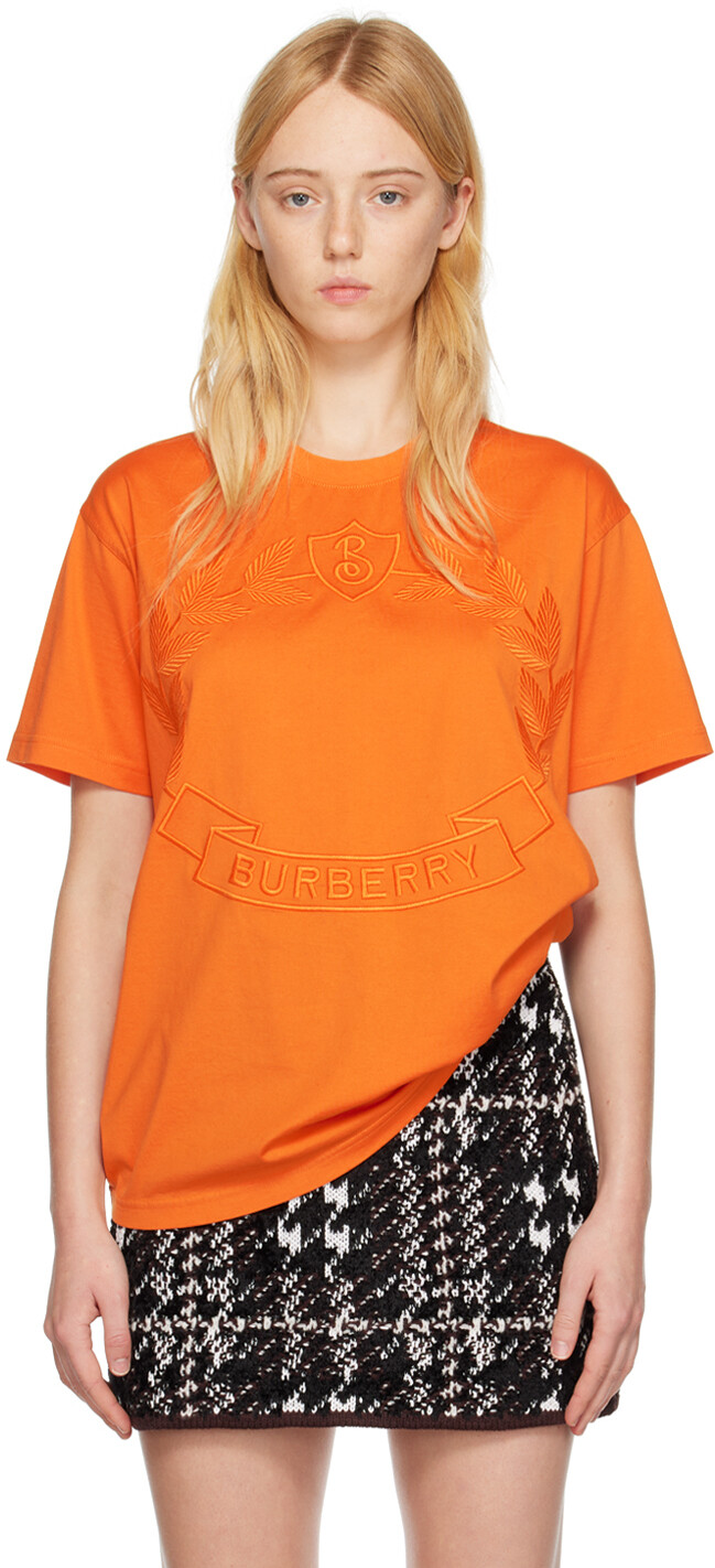 

Оранжевая футболка Carrick Burberry, Оранжевый